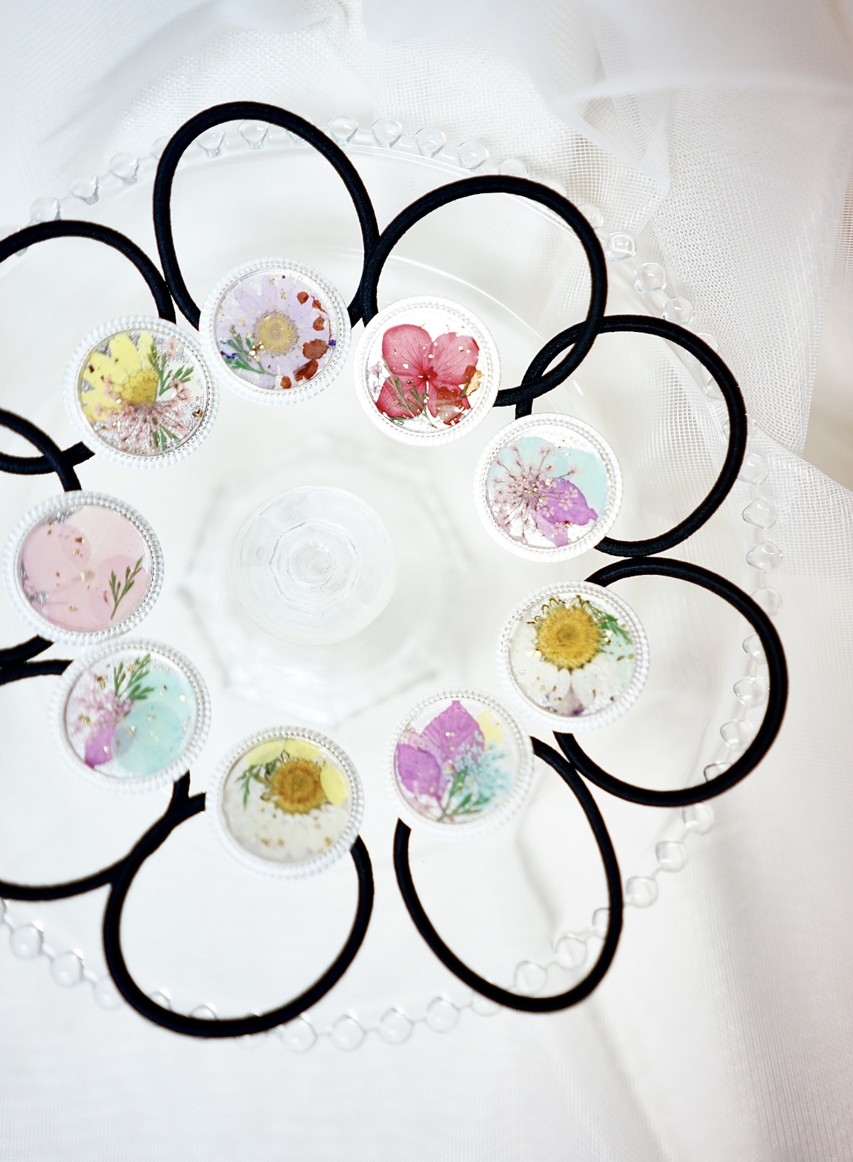 Fleur Doux押花小禮品髮圈,當情人閨蜜禮物一流~