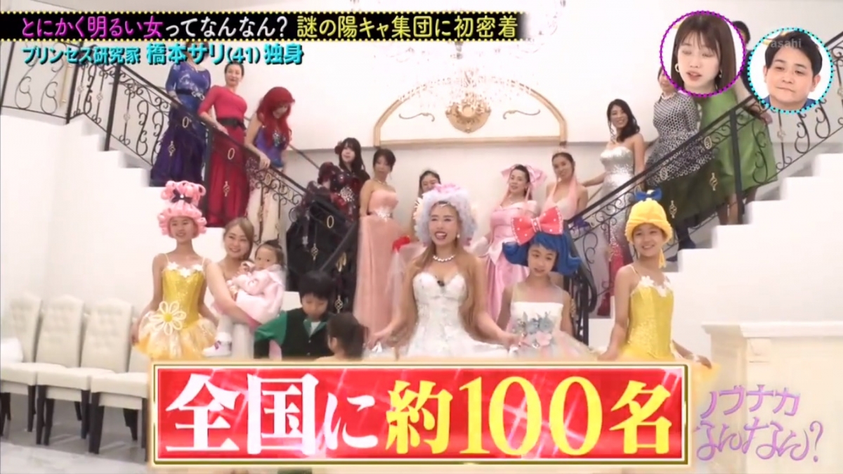 橋本Sari 就連職業都跟公主有關,她自稱「公主研究家」是一位專業的公主導師!