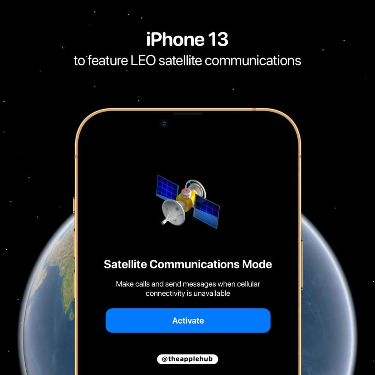 【iPhone 13顏色價錢設計功能】用家沒有 4G 或 5G 行動網絡可透過衛星通訊打電話或傳訊息