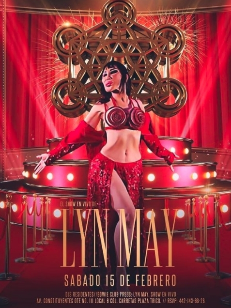 身材玲瓏浮凸的 Lyn May 其實曾當過艷舞女郎,進入娛樂圈後就投身影壇,拍攝過多部作品。