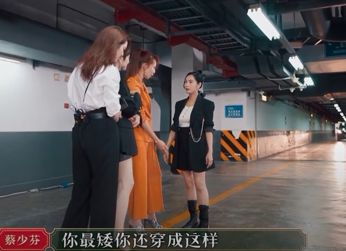 蔡少芬就反擊朱茵的身高矮,蔡少芬就真誠的反問她:「哪來的自信?」