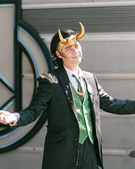 Loki在短劇中的最新造型也在園內展示了,雖然十分讓人有驚喜