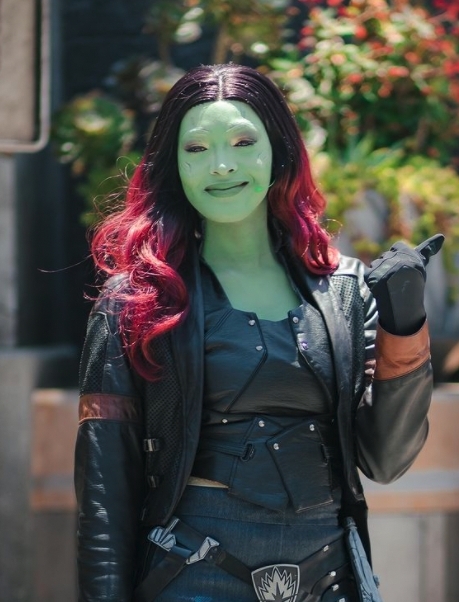 講到還原度最低的一個,也許就是銀河守護隊中的嘉魔娜(Gamora)