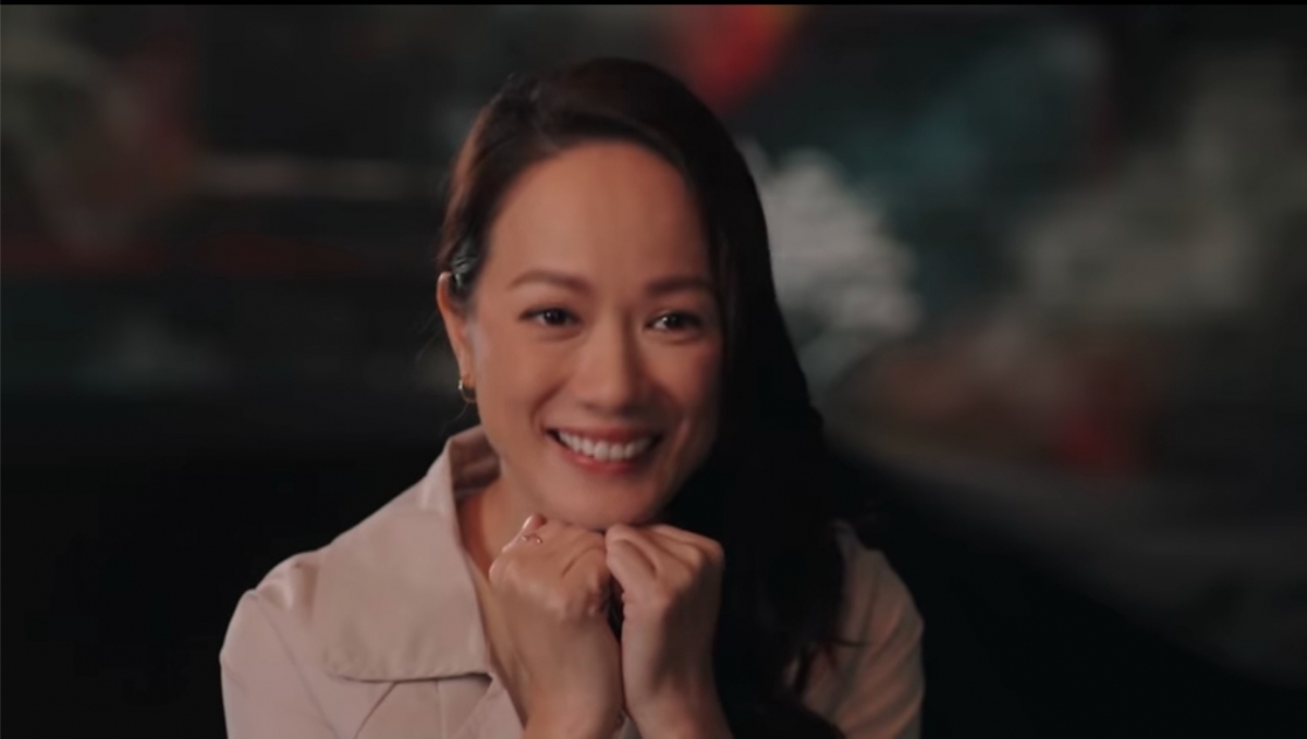 Francesca亦看得相當興奮~