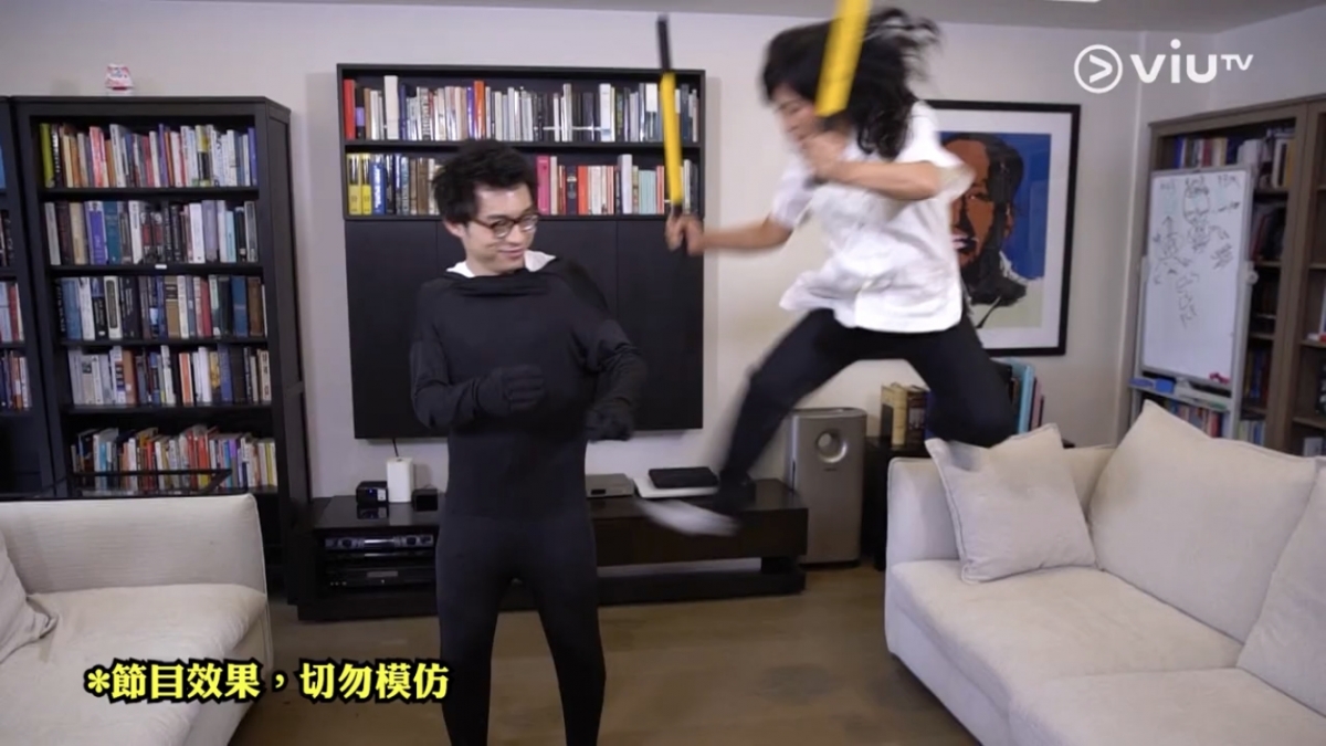 竟看到七師傅起飛腳踢向林作