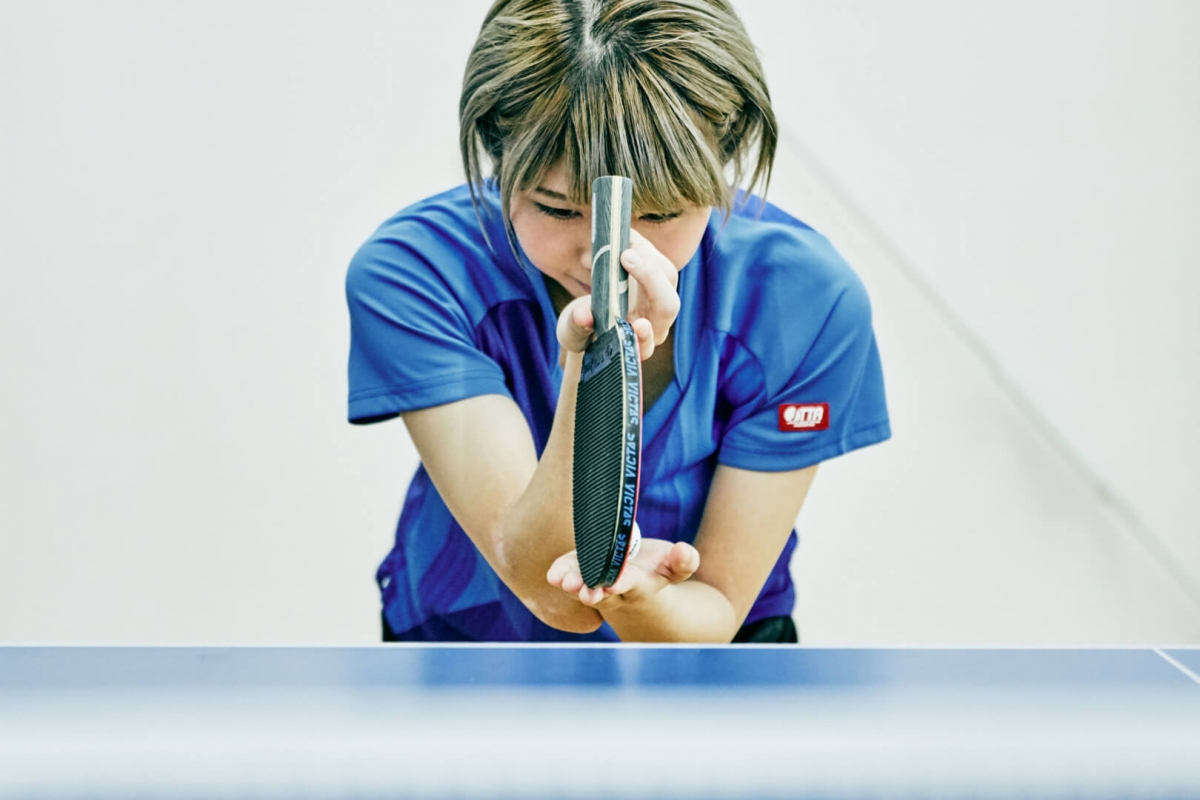 來自東道主日本福岡、在網路上備受熱議的乒乓球選手古川佳奈美（Kanami Furukawa）現年24歲