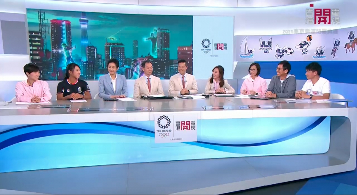 香港開電視自轉播東奧賽事時已獲不少網民大讚
