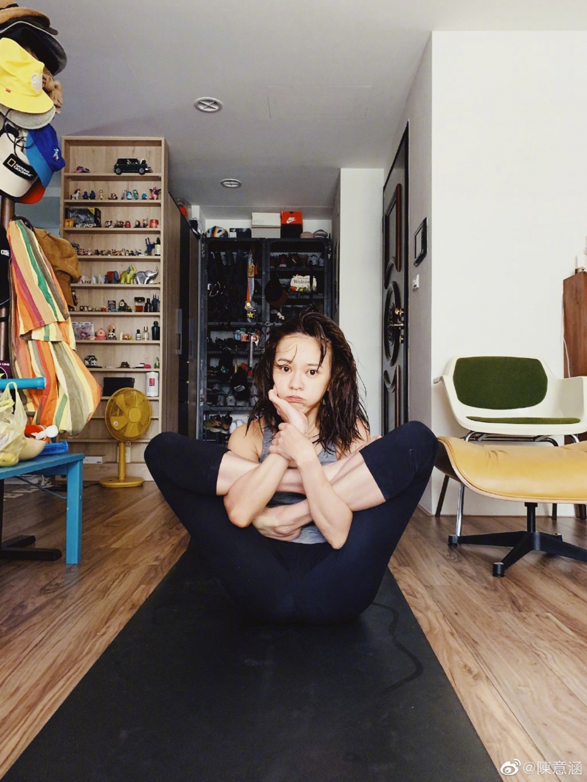 台灣女星陳意涵早前在懷孕期間,就曾經曬出一張跑步照