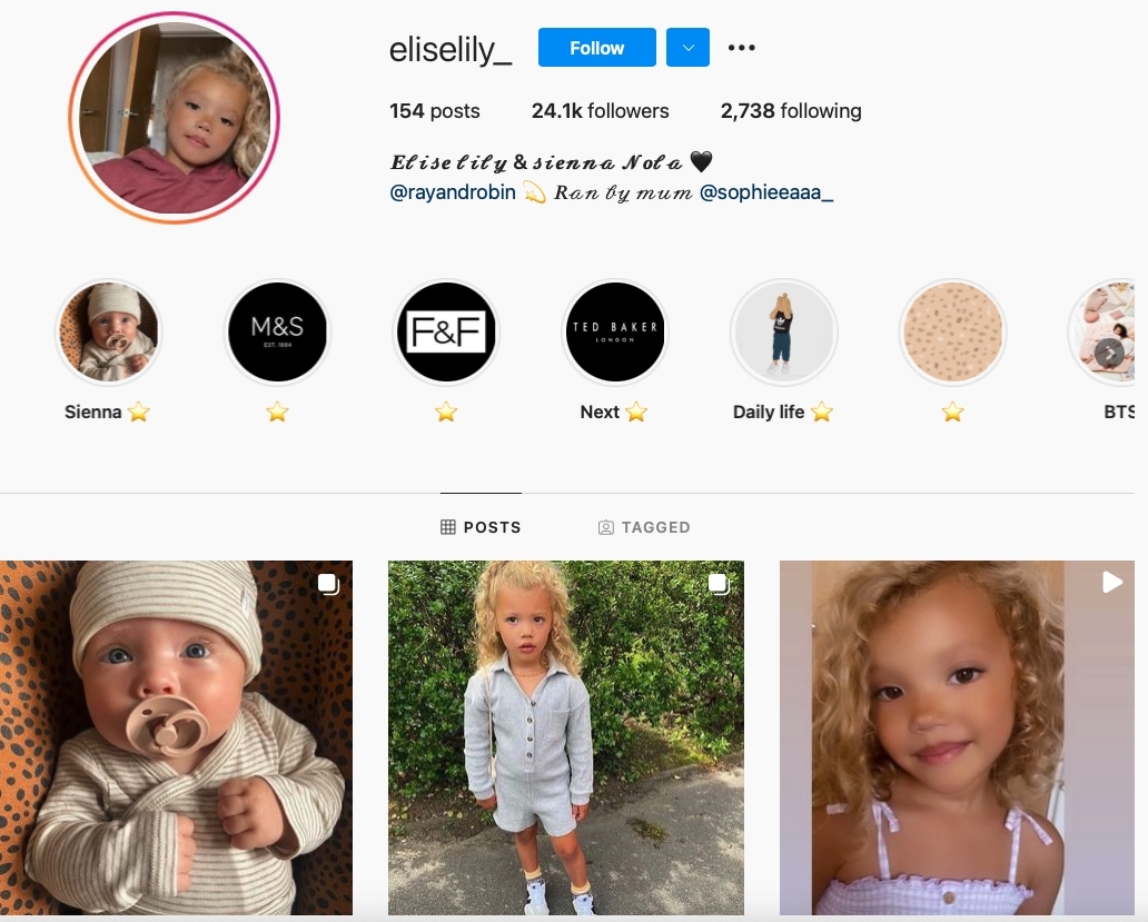 3歲女孩因為IG美照而成為人氣小寶寶,更被多個品牌看中成為童裝模特兒