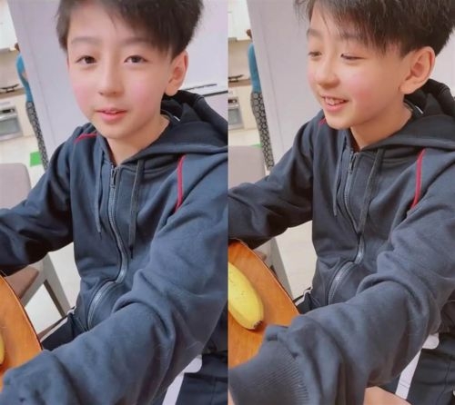 張栢芝兒子11歲 Quintus 的神顏,都紛紛驚嘆稱神複製爸爸謝霆鋒的高冷臉