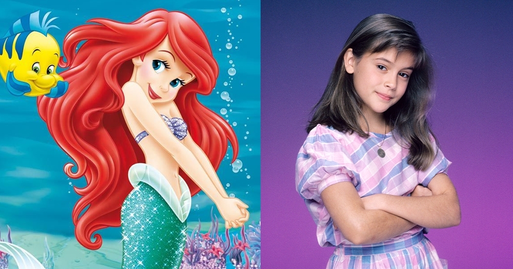 美人魚 Ariel 的角色則是參考了演員 Alyssa Milano 所繪畫出來
