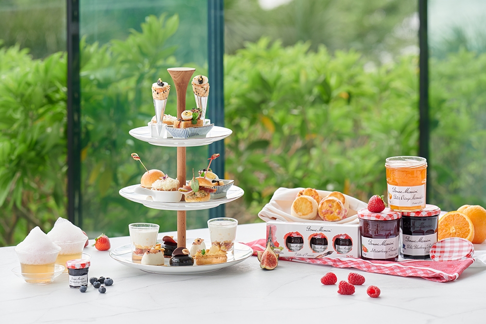 Bonne Maman X 香港嘉里酒店Lobby Lounge「法式經典田園果味」下午茶