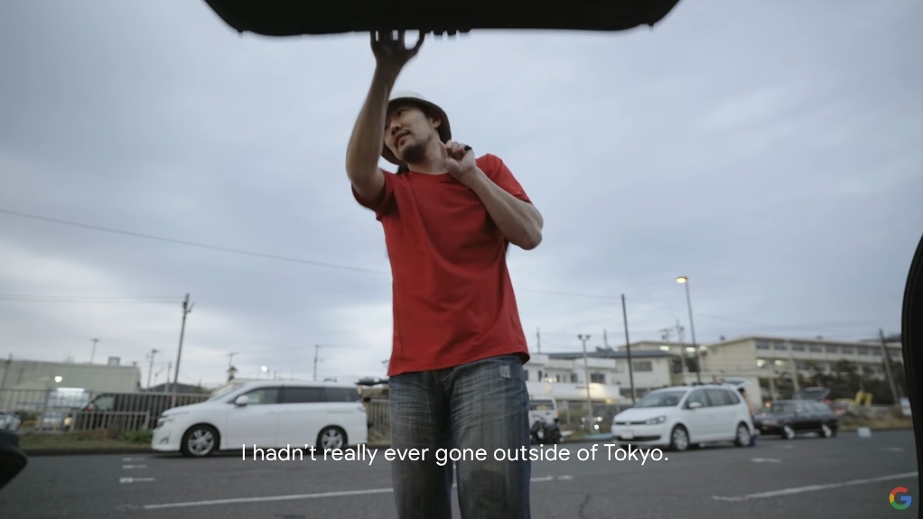 Yasushi向女友報備後出發