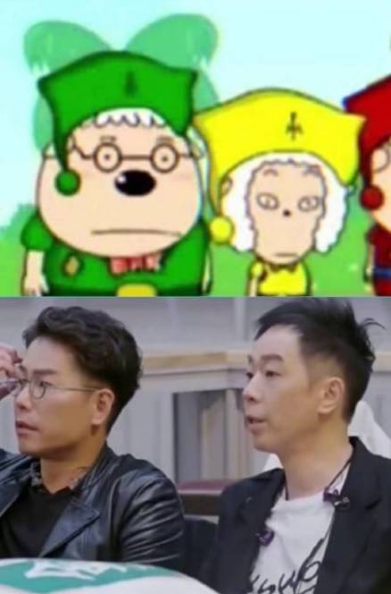 黃貫中和林曉峰近日一同出演內地真人騷《披荊斬棘的哥哥》,他們同場的畫面讓網民聯想到卡通片《喜羊羊》