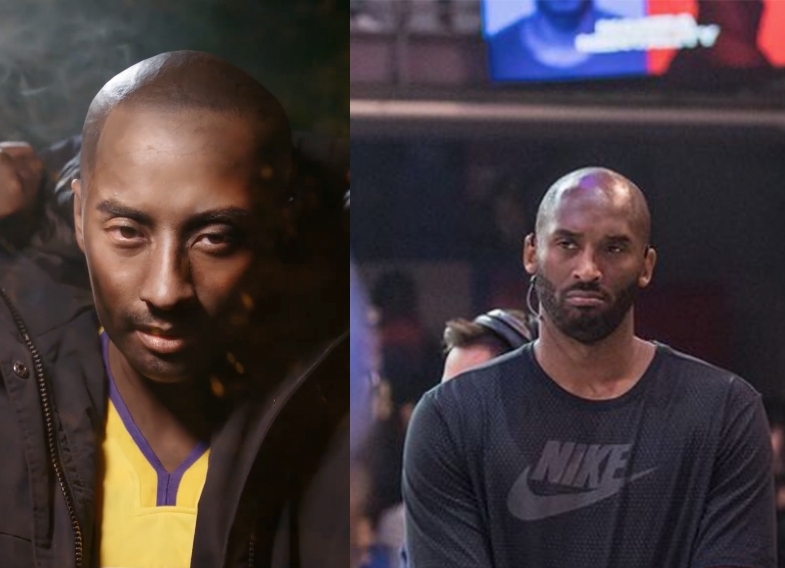 網紅「bobo最洋氣」仿妝Kobe bryant