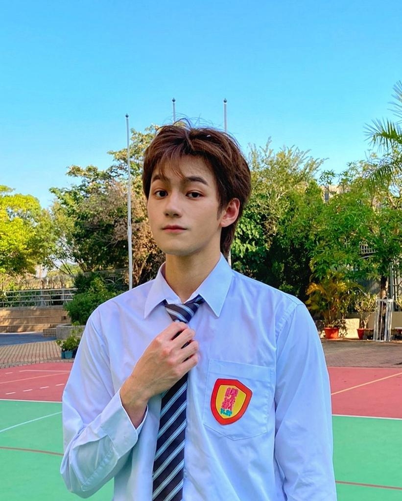 相比起剛出演《大叔的愛》的 Edan 和 Stanley，男主之一的 Jeffrey（魏浚笙）就亮眼彈起