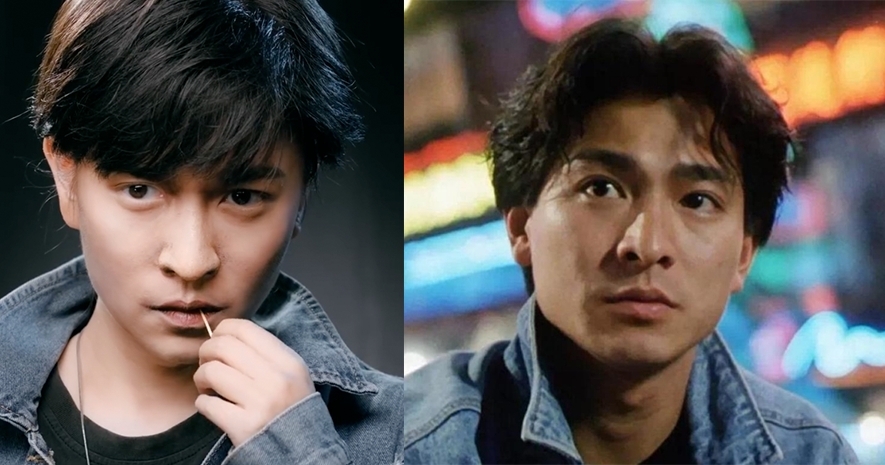 網紅「bobo最洋氣」仿妝天若有情劉德華