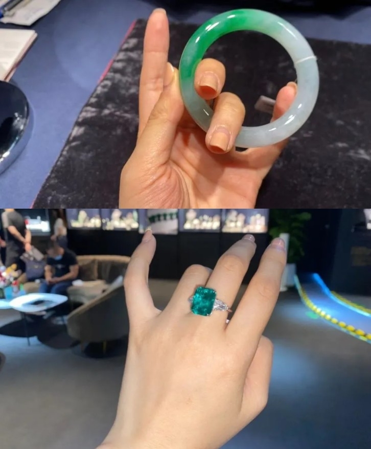 內地假名媛鄒雅琦跟著就來到了珠寶拍賣會,以一身冒牌打扮的她走進珠寶店也沒人拆穿