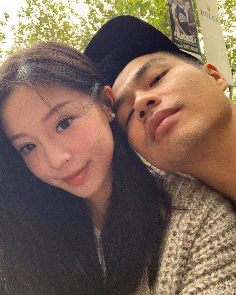 江鈺琪不時亦大方分享多張與男友郭浩泉的甜蜜合照哂恩愛