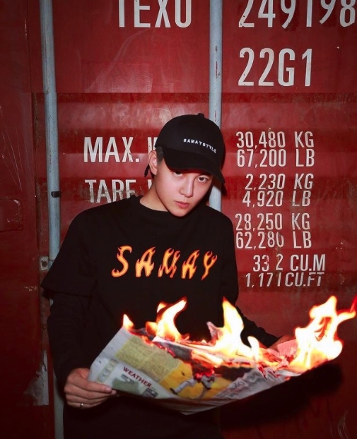 皇甫聖華後來半投身模特兒的行業,不久後更成立了自家品牌「Samay」!