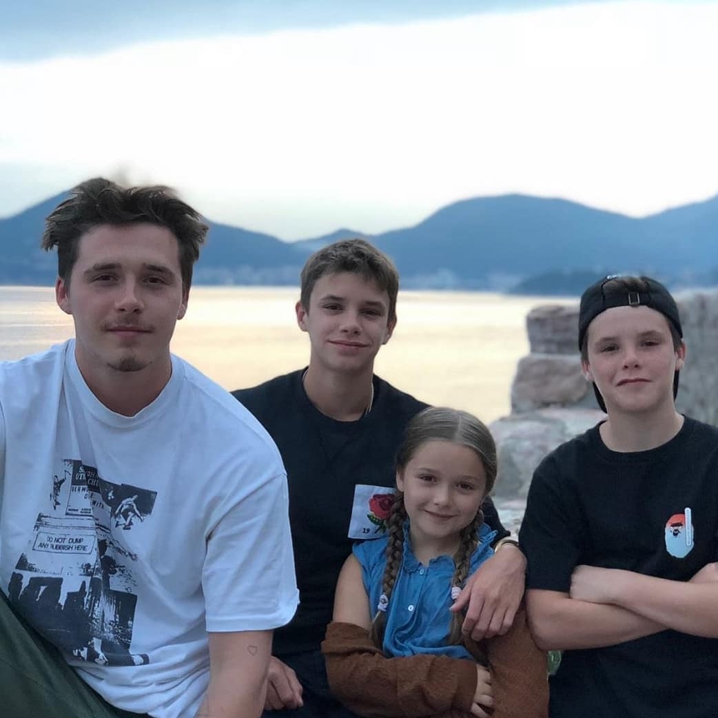 碧咸(David Beckham)與老婆 Victoria Beckham 出名疼錫 4 位子女