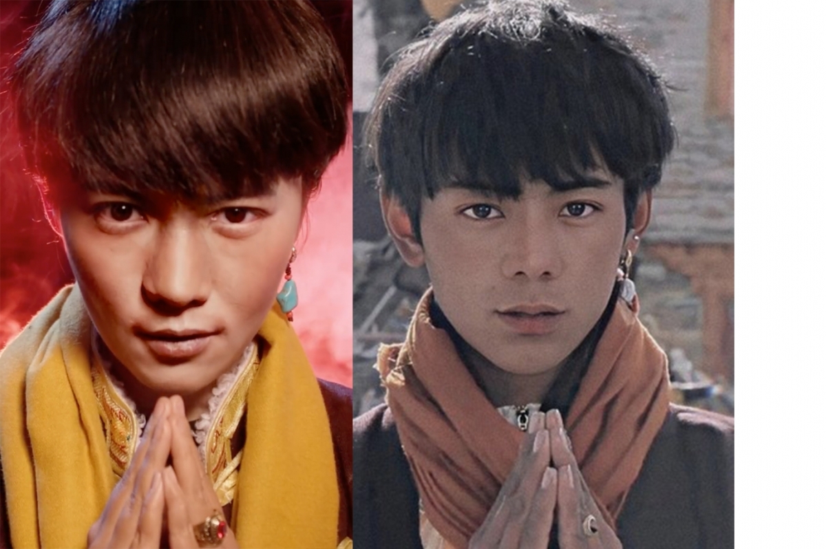 網紅「bobo最洋氣」仿妝丁真