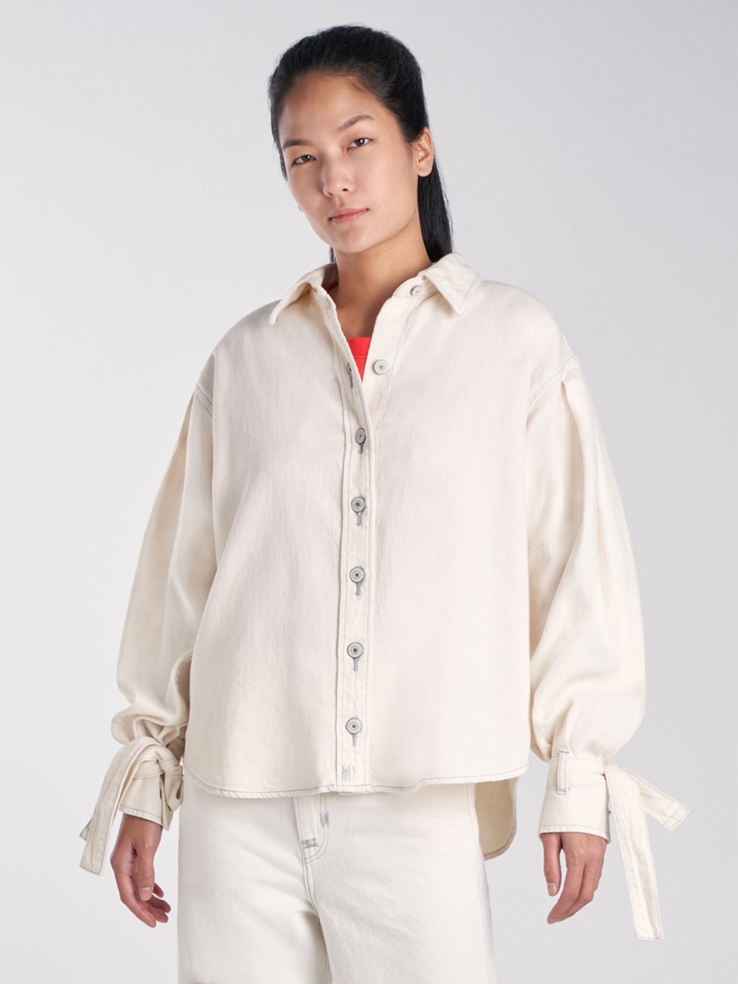 Levi’s® Red Women's Feminine Long-Sleeve Top