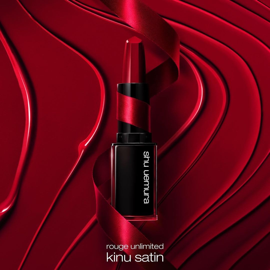 Shu Uemura rouge unlimited kinu satin 無色限絹感唇膏