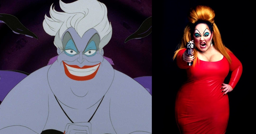 美人魚中的反派角色烏蘇拉,其實是按照一位變裝皇后 Divine(Harris Glenn Milstead)所創造!