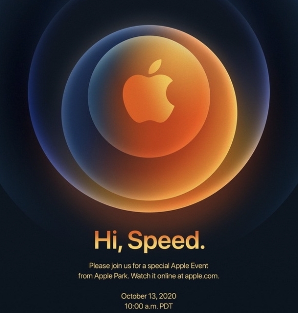 蘋果去年發出的邀請函以「Hi,Speed」為主題