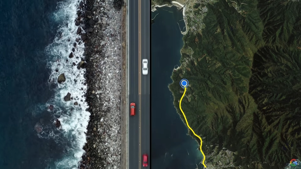 Yasushi終於完成整個旅程並把 GPS數據上傳到 Google地球,向女友求婚