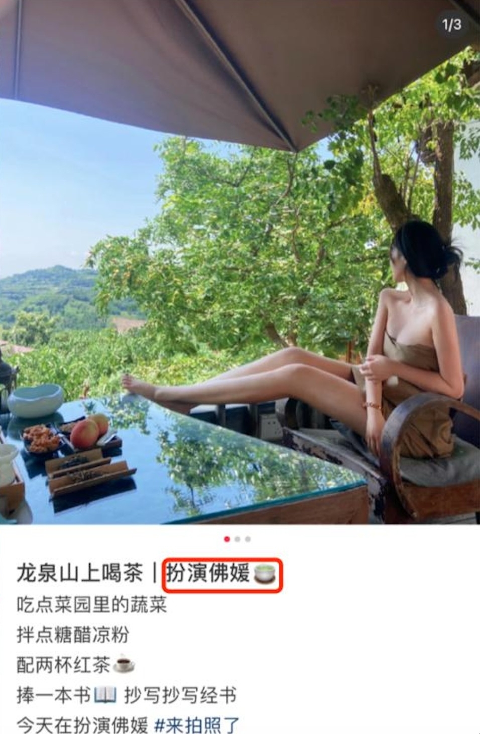 網民狠批佛媛是另類炫富+褻瀆神靈