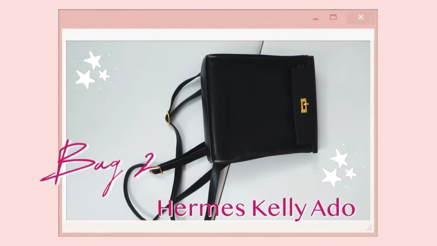 吳若希透露曾經在旅行時花了約4萬元買了 Hermès 的二手袋 Hermès Kelly Ado