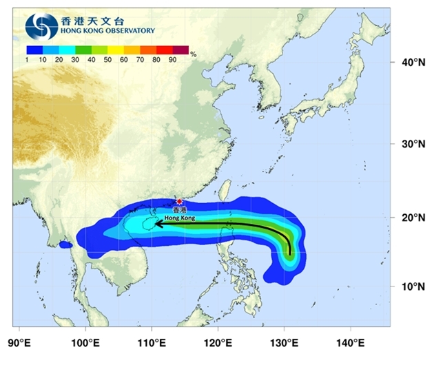 颱風「圓規」襲港天文台隨時掛上8號風球,是繼「獅子山」後威力更甚的颱風