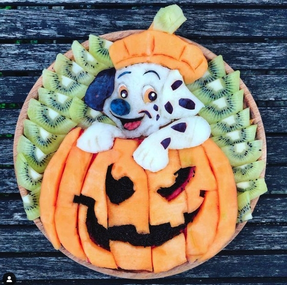 DIY 可愛一點的 Halloween 水果擺盤慶節