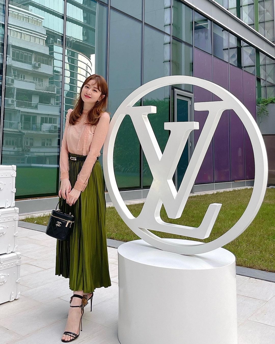 最近徐淑敏受邀出席品牌 LOUIS VUITTON(LV)的活動