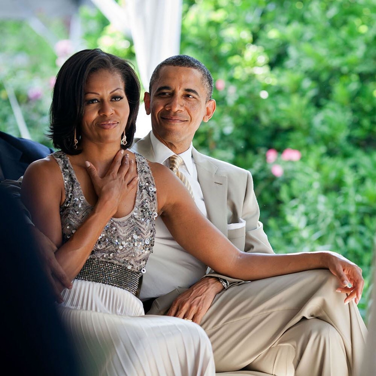 奧巴馬(Barack Obama)與老婆米歇爾(Michelle Obama)結婚 29 周年