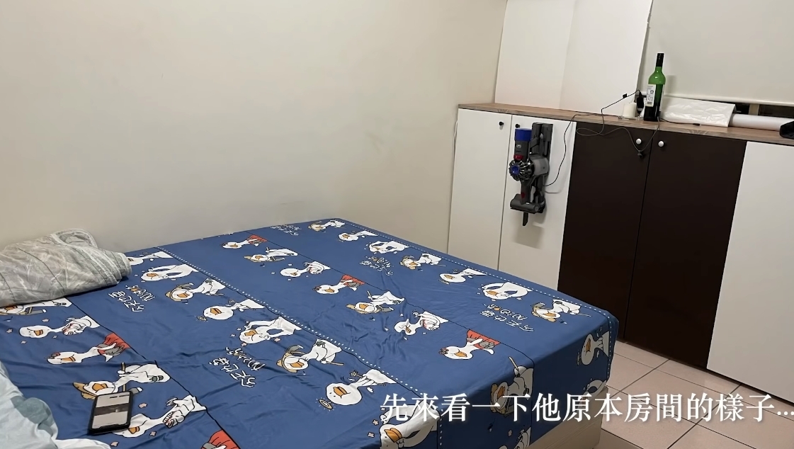 男友原來偷偷在家裏用了一個月籌備,把原本是他睡房的房間大動工變成高級餐廳
