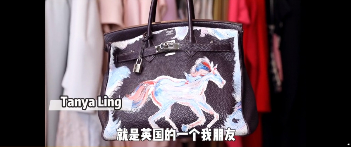 余晚晚(Wendy)喜歡擁有更獨一無二的Hermès手袋