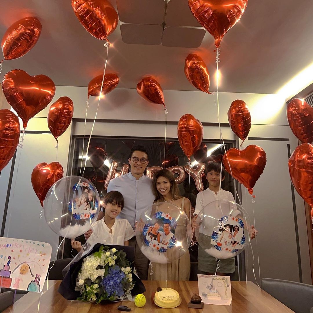 黃婉君 Rosanne 今年的生日,老公 Derek 帶她到意大利餐廳晚膳