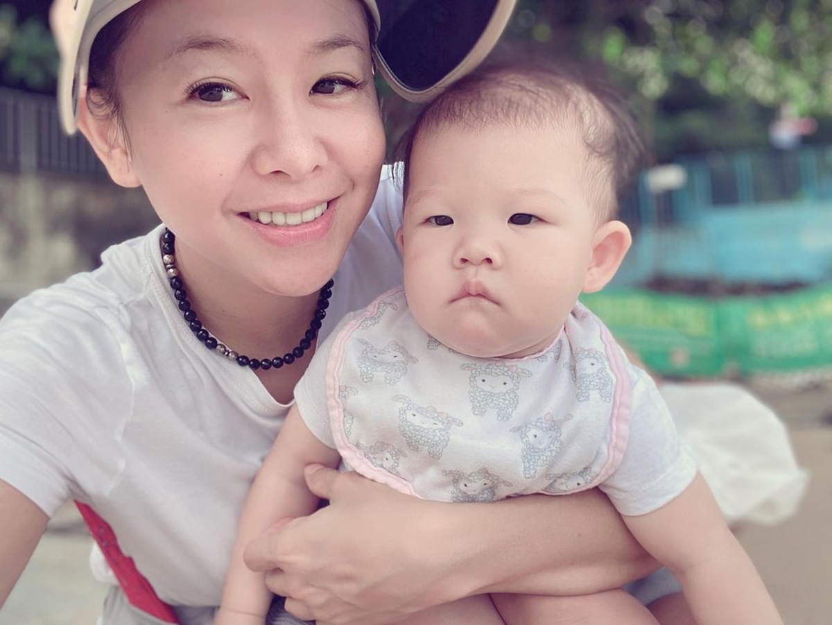 尚羚與阿正的女兒剛出生,碰巧她為女兒改了與邱淑貞一樣的花名「豆豆」