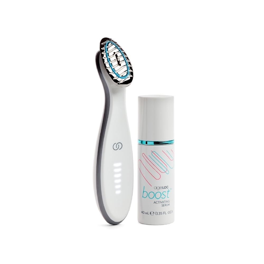 以獨有「變向脈衝微電流」技術,溫和煥活肌膚。