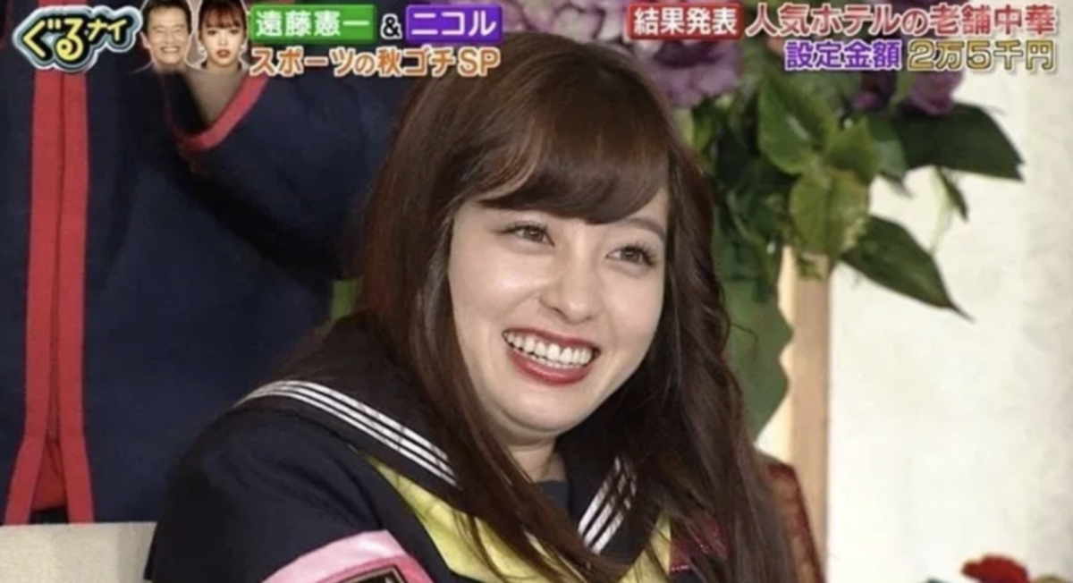 日本女神橋本環奈的可愛樣貌贏得國民的寵愛指,近日出現雙下巴身形走樣