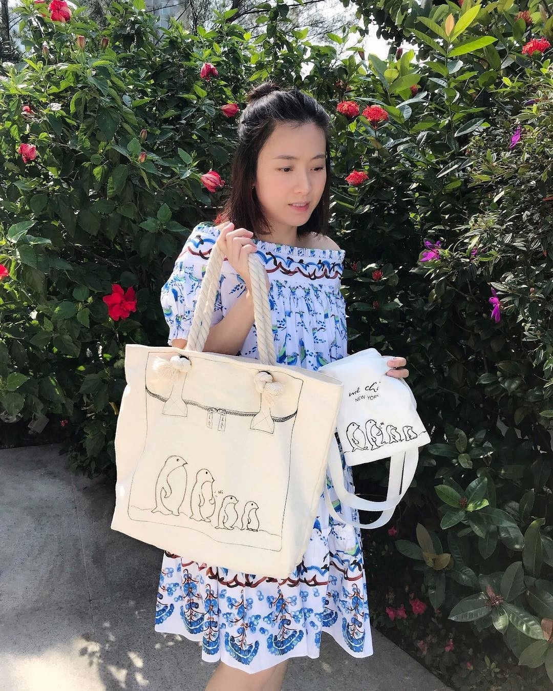 劉鑾雄太太甘比的企鵝Tote Bag超可愛