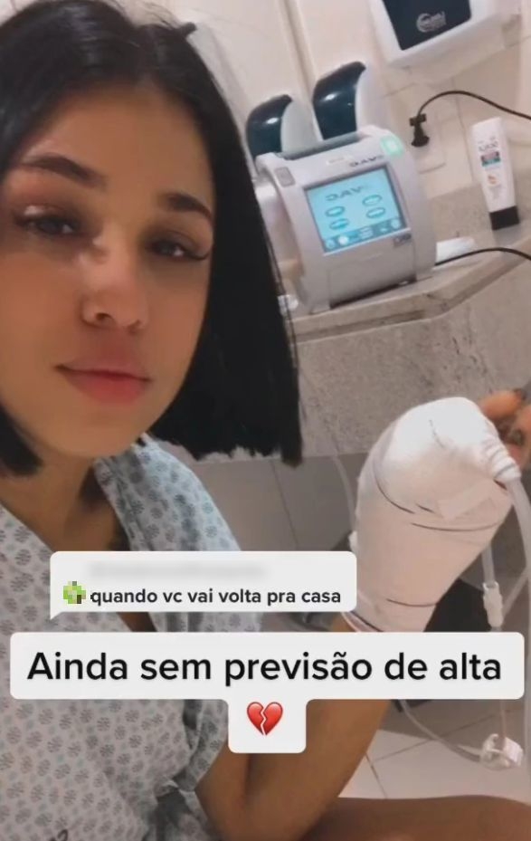 經過詳細診症後,醫生診斷她的症狀是由細菌感染而引發蜂窩性組織炎