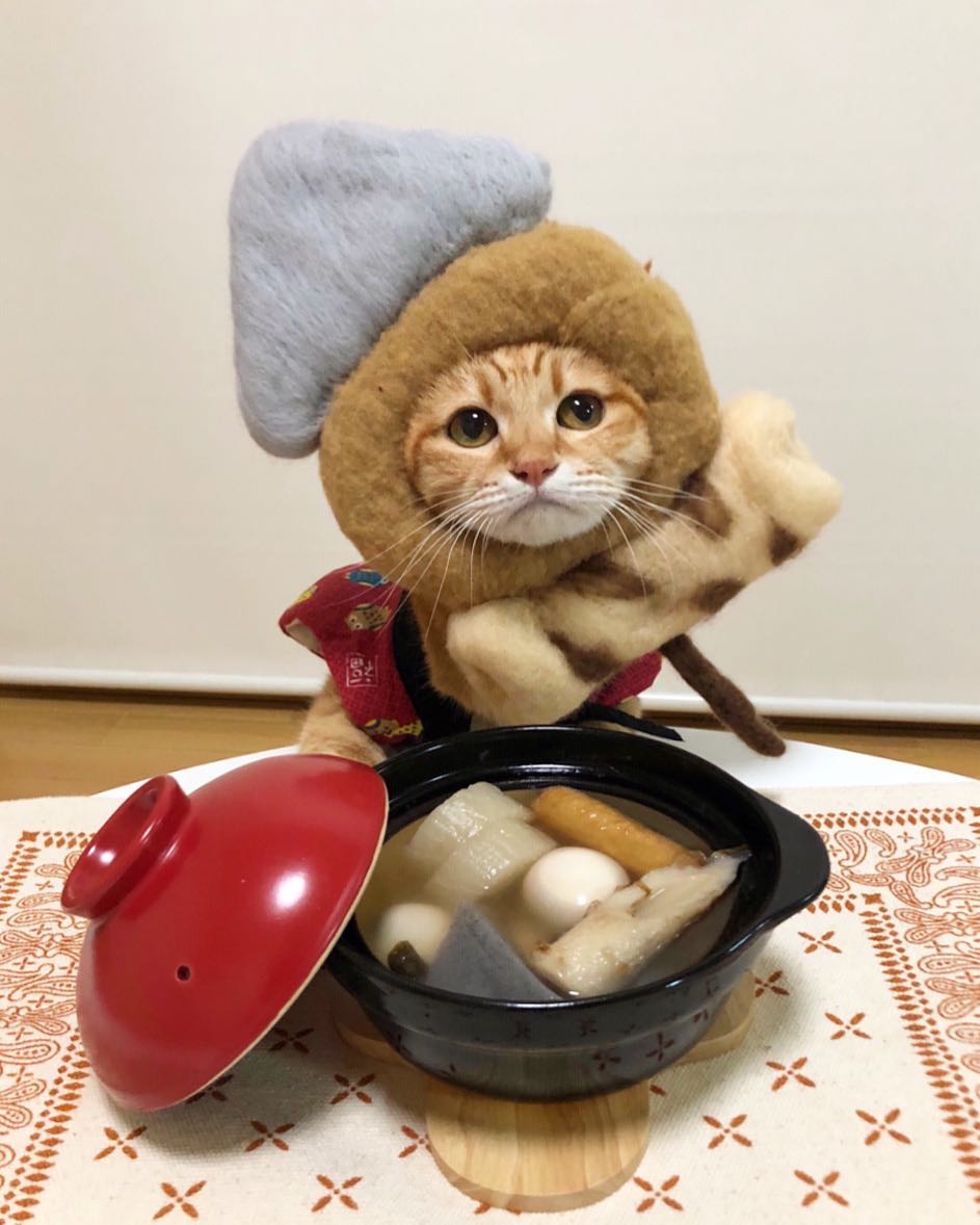 小貓們扮成關東煮超可愛。