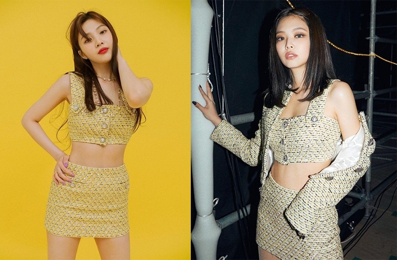 一向被指大撞氣質和風格的Red Velvet 成員 Joy,就曾5度和 Jennie大撞款