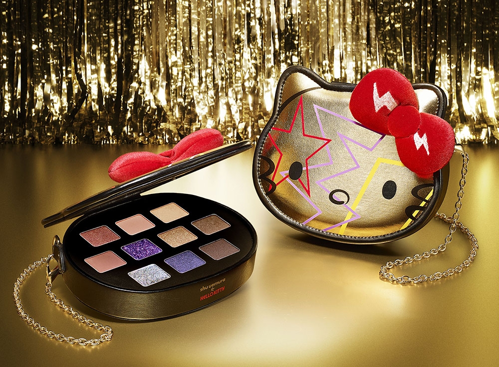 shu uemura x HELLO KITTY rock the party!眼影組合