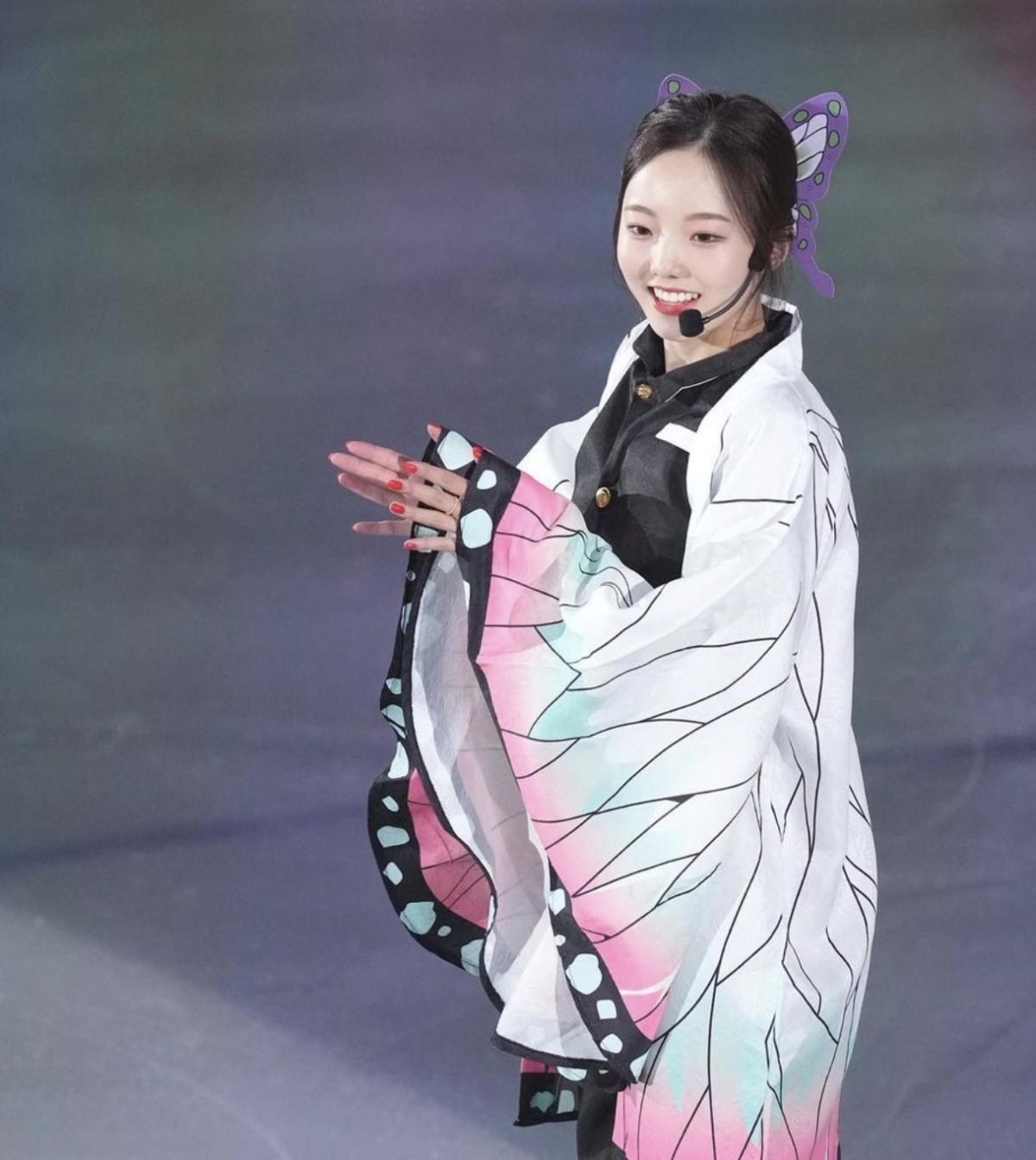 網民大讚本田真凜神還原《鬼滅之刃》胡蝶忍。