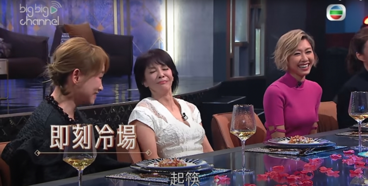 最終只說出一句:「Do姐,起筷」,即刻打破現場的浪漫氣氛!